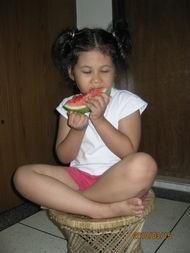 女生回复吃野瓜